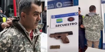 Gustavo Orce baleó a un ciclista en Barrio Sur